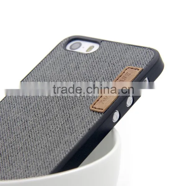 Fabric Back Cover Mobile Case For IPhone 5/5S/SE photo-6
