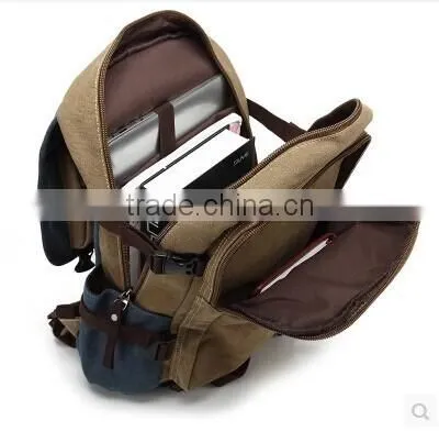 China Factory Price Backpack High Quality Canvas Backpack Waterproof Backpack photo-4