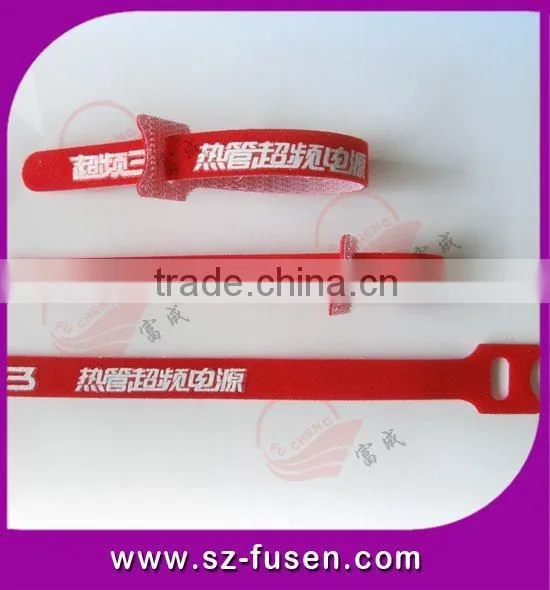Blcak Hook and Loop Back to Back Cable Tie Magic Tape photo-2
