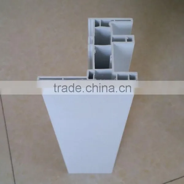 88 mm Series Sliding PVC Profile Window Frame UPVC Sliding Widnow Profile With Wall Cover Fitting photo-3