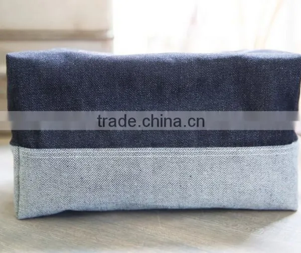 Personalized Women's Waxed Canvas Toiletry Bag /waxed Canvas Cosmetic Bag /selvage Denim Bags and Pouches Quality Choice photo-4