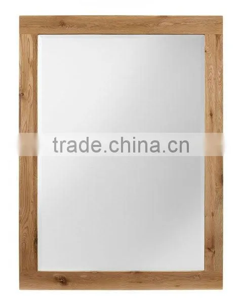Solid Oak Frame Wall Mirror