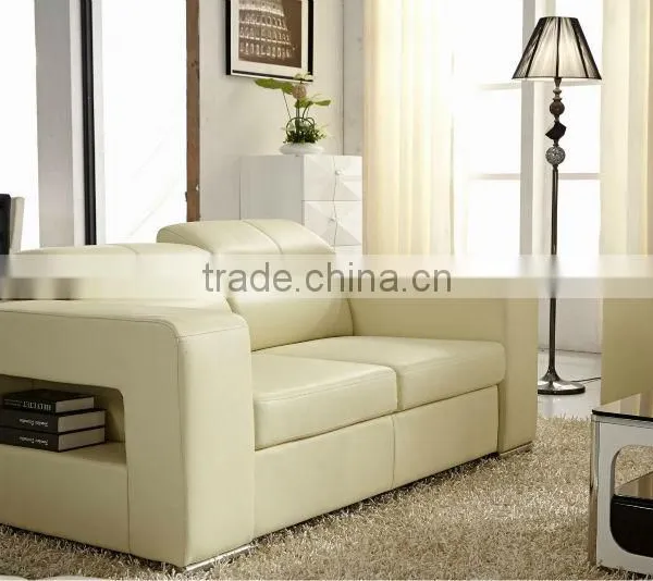 European Classic Style White Modern Leather Sofa photo-2