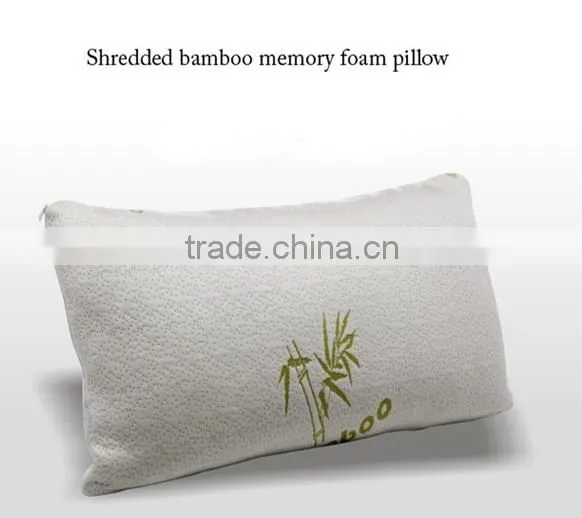 King and Queen Size Pillow Custom Bamboo Bed Rest Pillow With Washable Cover Memory Foam photo-2