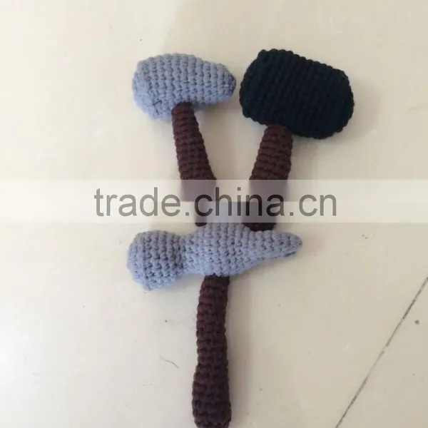 Crochet Hammer Toy for Babies , Crochet Toys ,knitted Baby Toys