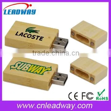 Products Novelty Bamboo Usb Flash Memory With Wooden or Bamboo Box photo-4