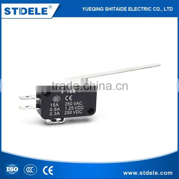 15A/250VAC 3 Pins Electrical Tactile Micro Switch V-153-1C25