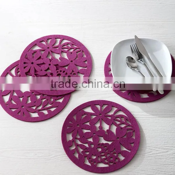 High Quality Felt Cup Mat Coaster photo-4