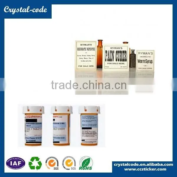 Designed Professional Vial Pill Bottle Label photo-3