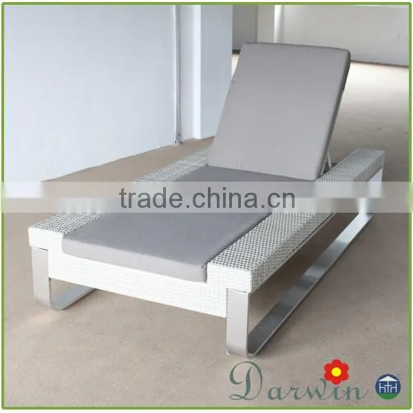 Adjustable Back Sun Loungers Aluminum Leg Chaise Lounge Quality Choice photo-3