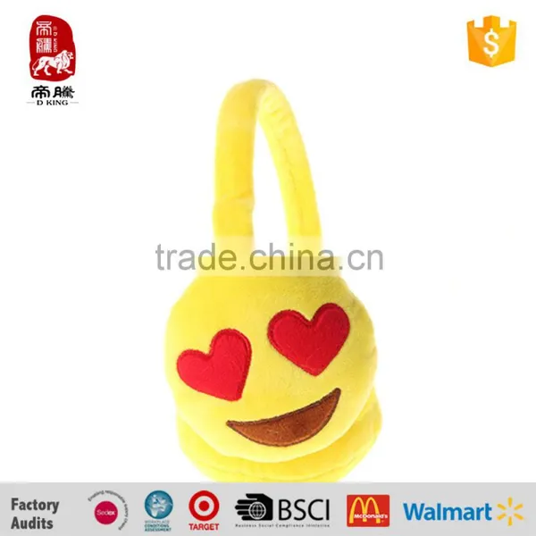 Emoji Plush Ear Muff/safety Ear Muff Emoji Shape/personalized Ear Muffs photo-4