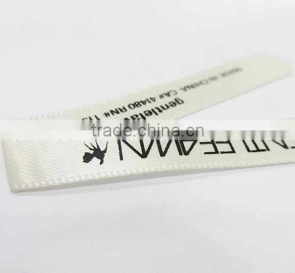 High Quality Polyester Satin Garment Care Label photo-2