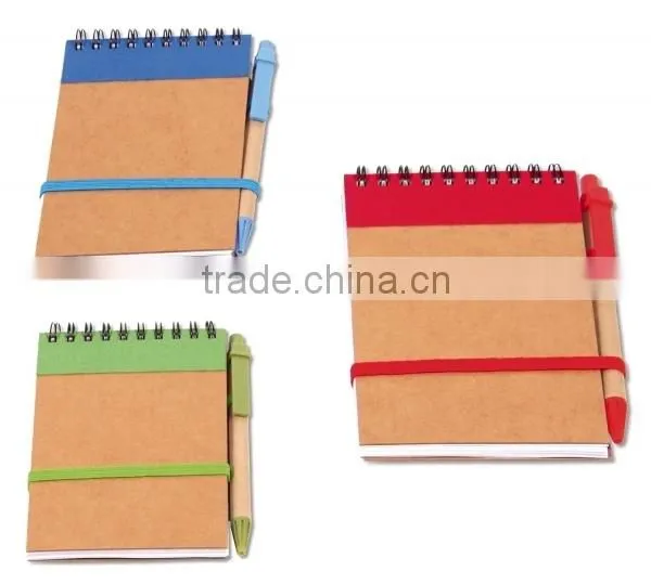 Cheap a4 Kraft Paper Notebooks With Pen photo-2