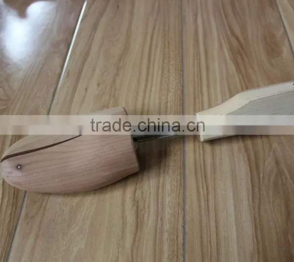 Red Cedar Wood With Straight Handle Shoe Stretcher/shoe Tree photo-3