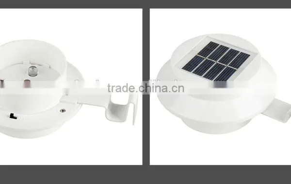 High LUMEN 3LED LED Solar Fence Gutter Lamp photo-3