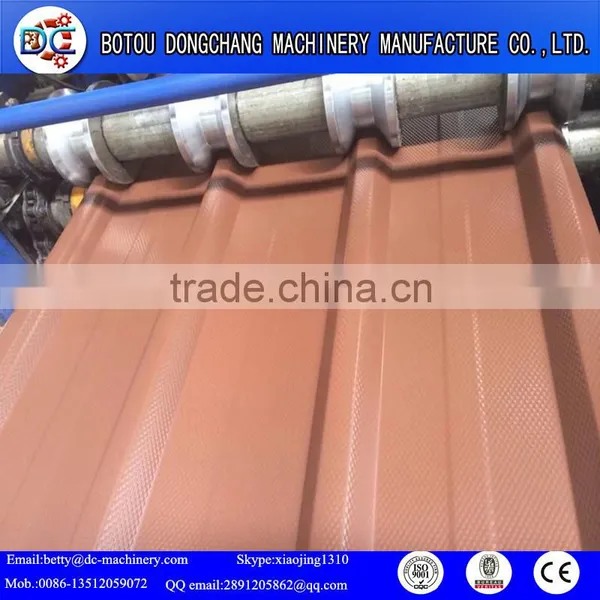 Metal Color Steel Profile Trapezoidal Roof Panels Roll Forming Machine photo-4