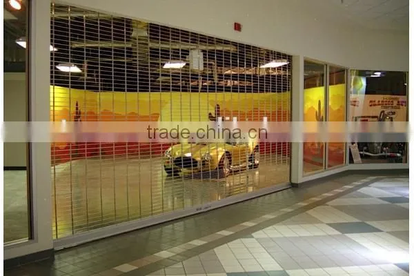 Aluminum Grille Roller Shutter Security Shop Door for Commercial Usage photo-4