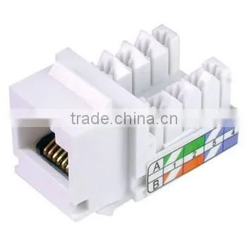 Ethernet Networking Utp Cat6/cat5 RJ45 Keystone Jack, Cat5 Cat6 Solution Network Module photo-2