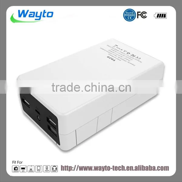 Best Quality Lithium Battery Power Bank 20000mah With 3 USB Outputs photo-2