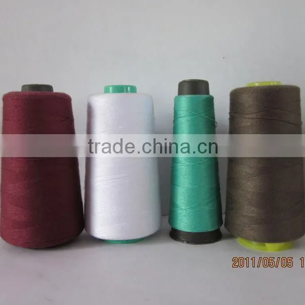 100% polyester thread and yarn for the embroidery