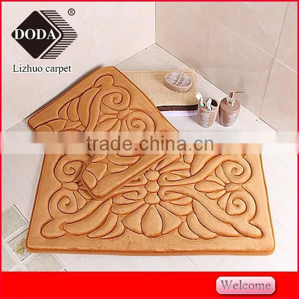 bathroom mat sets wholesale, waterproof bath mat, anti-slip bath mat set