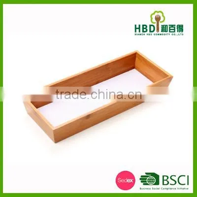 2016 Colorful Bamboo Organizer Tray, Multifunction Cultery Organizer photo-2
