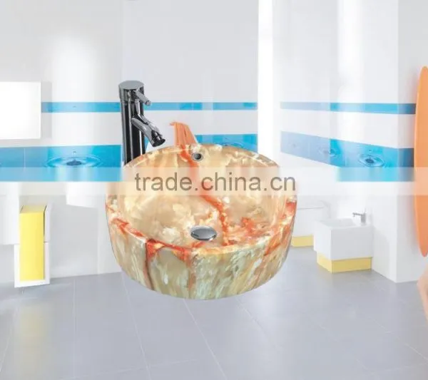Latest Design Sanitary Ware Ceramic Simple Style Basins Wash photo-2