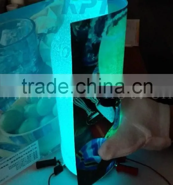 3D Stereoscopic Spray Electroluminescent(el) Paints or Materials