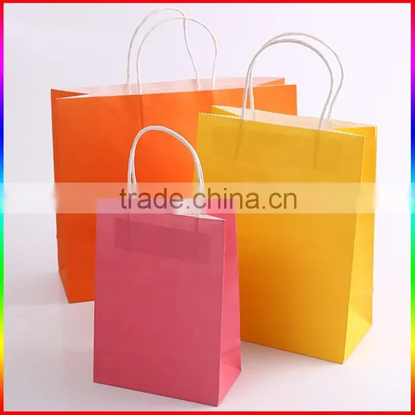 Colorful Kraft Paper Clothing Packaging Bag photo-3