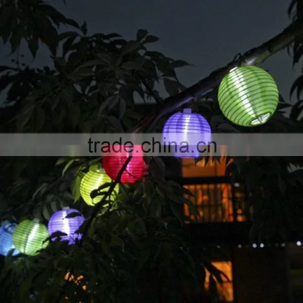 Solar Nylon Lantern Hanging Lantern String Lights photo-5
