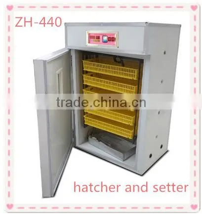 Newest Easy Fully Automatic Chicken Egg Incubator for Sale/ Poultry Hatching Eggs Incubators ZH-440