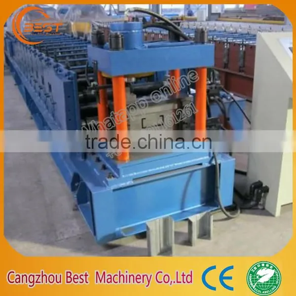 PLC Control Cold Rolling C Purlin Machine photo-3