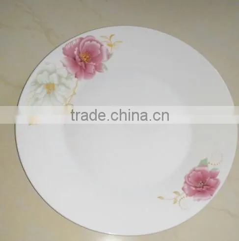 9" Ceramic Dinner Plate , Cheap Ceramic Dinner Plates , Ceramic Porcelain Personalize Plates photo-3
