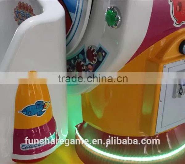 2015 Popular and Attractive 2 Seats Fiberglass Kiddie Rides Go Round on Air Amusement Ride For Sale photo-6