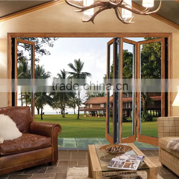 High Quality Sliding Style Aluminium Wood Clading Windows and Doors System photo-4