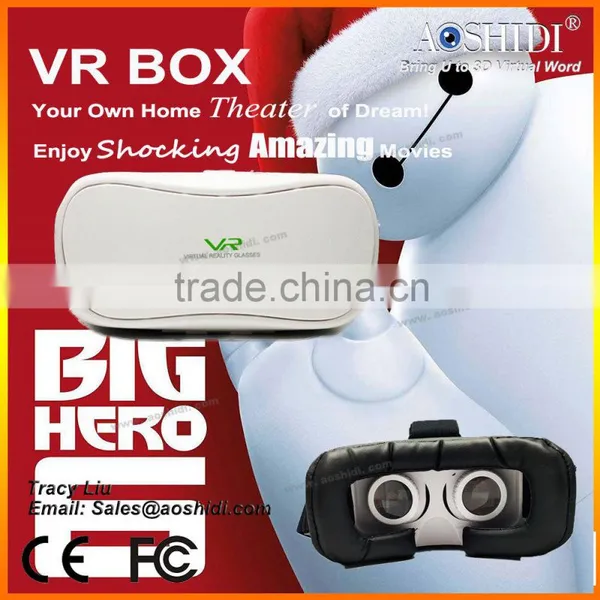 Google Cardboard VR BOX Virtual Reality 3d hd Video Glasses