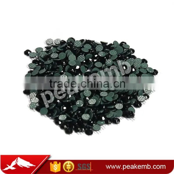 loose black flat back rhinestone ss10 hotfix rhinestone