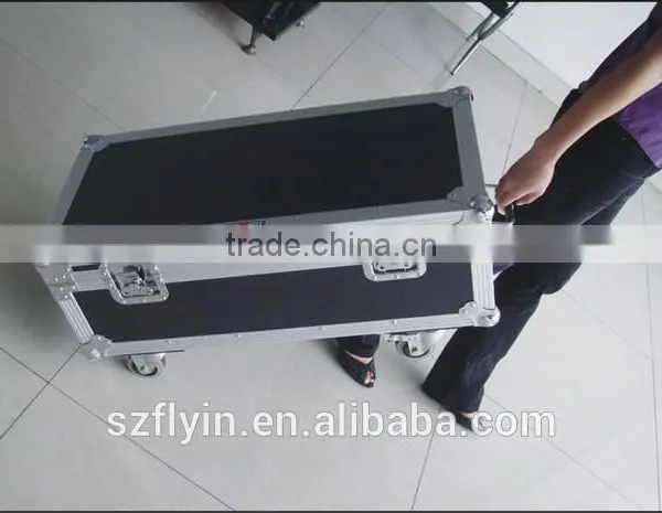 High Quality ! Front and Rear Easy Folding Screen With Wheel WFlight Case Projector Screen photo-6