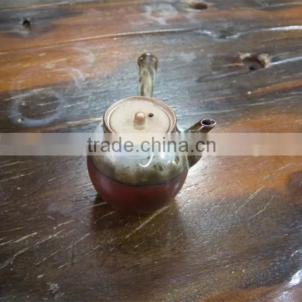 Japanese Oval Kyusu Clay Pot ( Leo Part , 150ml ) photo-5