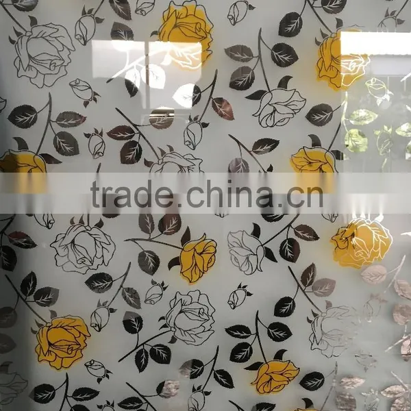 Acid Ice Glass Decorative for Door,decorative Glass for Windows for Iraq, Pakistan photo-3