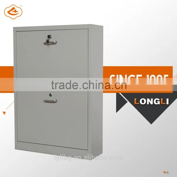 Professional Metal Shoes Cabinets With 2 Drawers photo-5