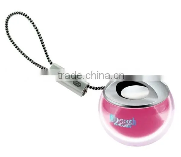 Mini Portable Splashproof Bluetooth Car Speakers With Microphone AUX Port Crytal photo-4