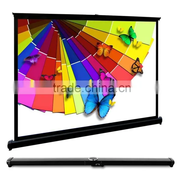 New 60- 300 inches Tripod Portable Projection Square Projector Screen for Stand Office