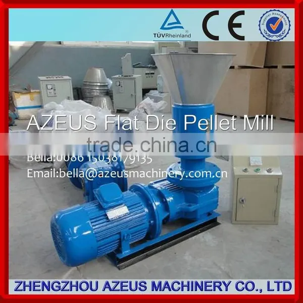 Flat Die Pellet Compress Machine For Wood Sawdust