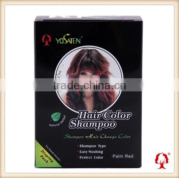 Nutural Semi Permanent Hair Color Brands Magic Salon Use Black Hair Shampoo photo-5