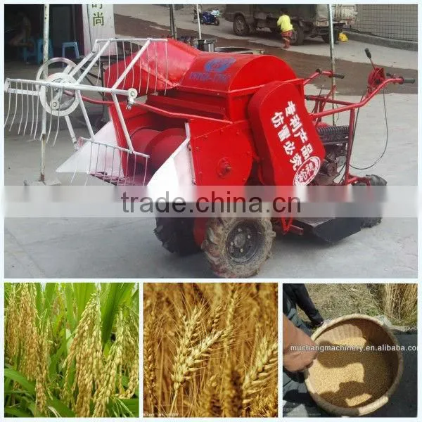 Diesel/gasoline Engine Mini Harvester for Rice Wheat