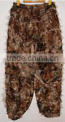 Camo Quiet Realtree Desert Leaf 3D Fast Dry Ghillie Suit Jacket&Trousers photo-3