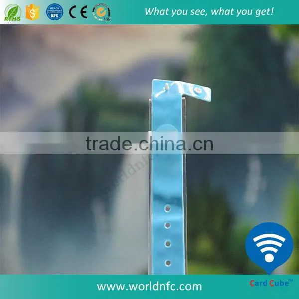 Disposable Ntag 216 RFID Pvc Wrsitband/bracelet for Hosptial photo-2