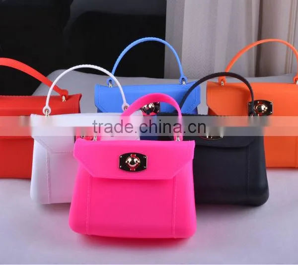 Hot Ladies/Women Silicone Bags Fashion HangBag,Silicon Bag photo-6
