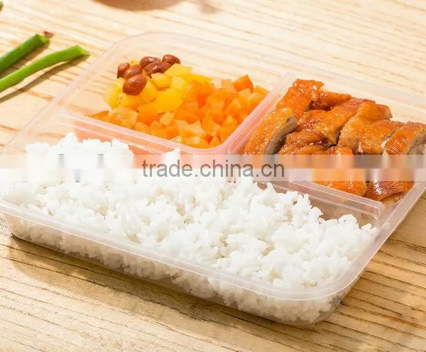 Why Choose Black Write Clear 1000ml Disposable Food Containers 3 Compartment photo-3